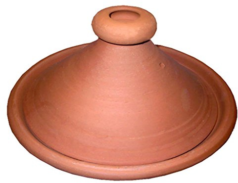 Moroccan X-Large Lead Free Cooking Tagine None Glazed 13 Inches in diameter Authentic Food
