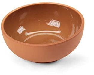 Gicos Ciotola tonda in terracotta da forno e microonde 20 * 9 cm cucina ragu' APO-839269