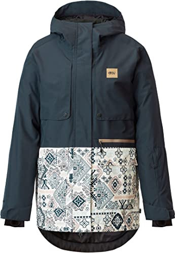 Picture W Glawi Jacket Blau - Atmungsaktive funktionelle Damen Ski Jacke, Größe M - Farbe Dark Blue