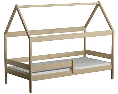 Générique Jules Hüttenbett aus Kiefernholz, 200 x 90 cm, mit 1 großer Schublade, Vanille