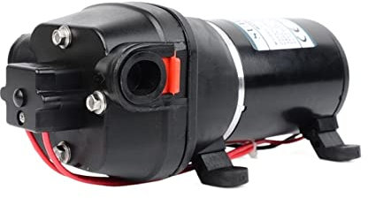 arik Self Priming Diaphragm Water Pump 12V/24V 100PSI(7.0Bar) Lift 60m High Pressure Electric Diaphragm Cleaning bilge pump FL-100 (Size : 12V)