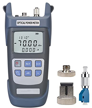 FYBOPTWU 3 in 1 Fiber Optic Tester Portable Optical Power Meter & VFL 10MW Visual Fault Locator & LED Lighting