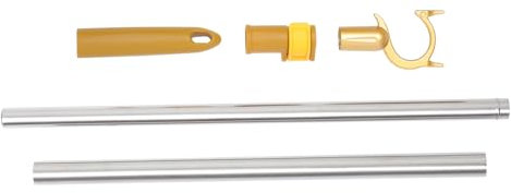 Cabilock Asta Telescopica Per Stendere Panni in Acciaio 64-101cm, Palo Regolabile Per Vestiti Blocco Di Sicurezza, Per Uso Domestico e Balcone