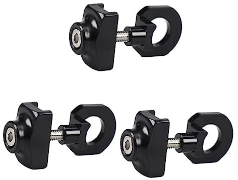 Gatuida 3pcs Bicycle Chain Tensioner Chain Regulator Tool Made of Material Compact Lightweight No More Keeps Improves Safety for Folding Bikes