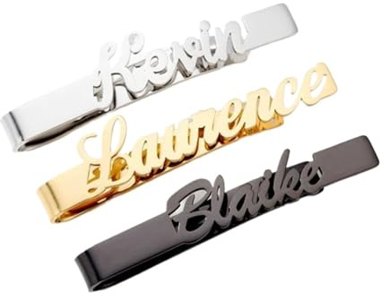 Personalisierte Krawattenklammer Für Herrenanzug-Accessoires, Personalisierte Krawattenklammer Mit Namen, Krawattenklammer Mit Alphabet-Buchstaben Für Herren, Krawattenklammer Für Vatertag, Hochze