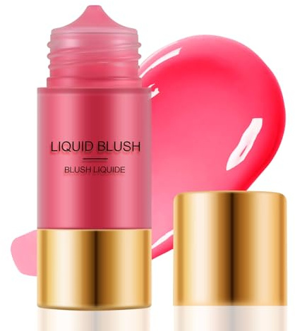 Boobeen Fard Liquido in Stick per Guance Trucco Fard in Crema Vellutata, Colore Fard Sfumabile, Fard Viso Opaco Morbido Cremoso Leggero Naturale Finitura Rugiada