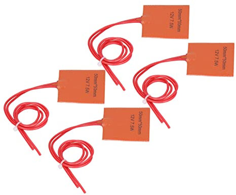 Silikon-Heizkissen, Flexibel, 12 V, 7,5 W, Heizmatte für die Isolierung von Rohrleitungsfässern