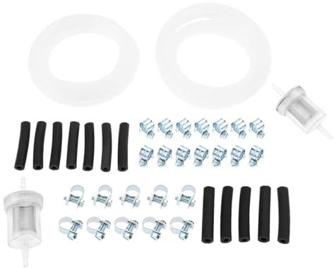 Mtsooning Bezinschlauch Kit, Kraftstoffleitungs-Set mit Kraftstofffilter und Schlauchschelle für Heizungen, Schlauchschellen Kit für Webasto Eberspacher