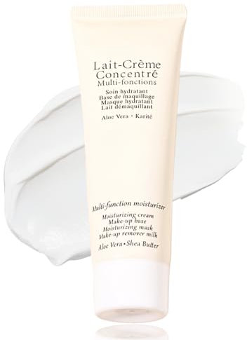 3 In 1 Multifunction Moisturiser - Primer, Moisturiser, and Make-Up Remover Milk - Daily Care Face Cream for Women Hydratng Mask - Aloe Vera Nourishes and Repairs The Skin 75ml