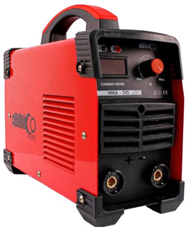 Bricoferr Soldador inverter 210A - 7200W, Electrodos de 1,6-5,0 mm