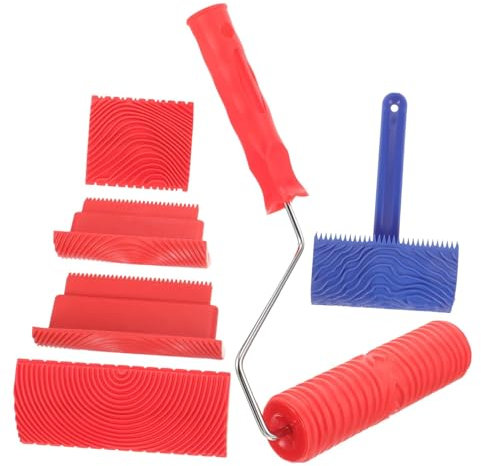 EXCEART 6pezzi Per Pittura Testurizzata Set Strumenti Per Venature Del Per Pittura Esterna Strumenti Per Venature Del Per Murale