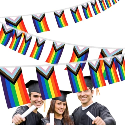 Bandera Arcoíris Orgullo | Estandarte de exterior,Pancarta Decoración LGBT para Orgullo Pared Eventos Reuniones
