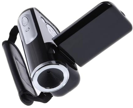 CONGARTENO Videocamera Digitale Portatile Memoria Espandibile 16mp Lente F3.1 da 6.5mm Schermo Tft da 2 Pollici, Compatta e Leggera per Vlogging e Registrazioni in Viaggio