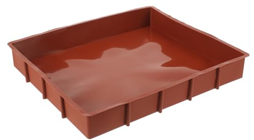 Alipis Molde de Silicona para Hornear Rectangular Bandeja Reutilizable Resistente para Pan Bizcochos y Tartas Caseras Molde Práctico y Duradero para Horno Doméstico