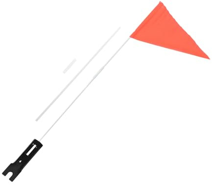 DECORNIJIA Bandera Seguridad Bicicleta Ajustable para Mástil Resistente para Mayor Visibilidad y Protección Ciclismo Accesorio Seguro y Divertido para Bicicletas Infantiles