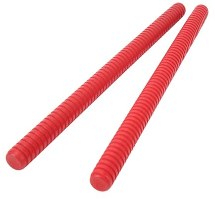 Cryfokt Clave Sticks Antidérapants Son Chaud Préscolaire 1 Paire de Bâtons de Rythme pour l'éducation Précoce