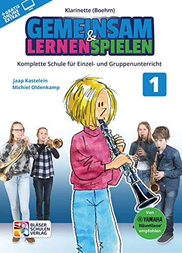 Gemeinsam Lernen & Spielen 1 Klarinette Boehm. Enthält Online-Audio
