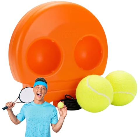 Vhjlfig Strumento di Allenamento per la Pratica del Tennis in Solitaria, Palla In Feltro Di Lana Con Buon Rimbalzo, Elastico, per Attrezzatura di Allenamento adatti a Parchi Giochi, Giardini, Parchi,