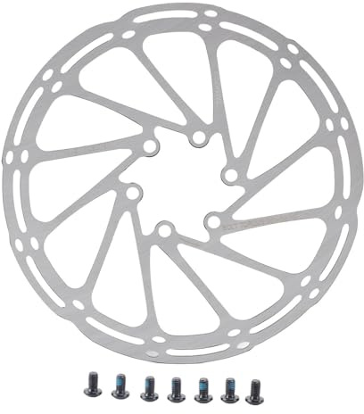 Cykelbromsskiva i rostfritt stål Lättvikts rostfri ihålig cykelbromsskiva 160 mm med 7 skruvar för mountainbikes landsvägscyklar