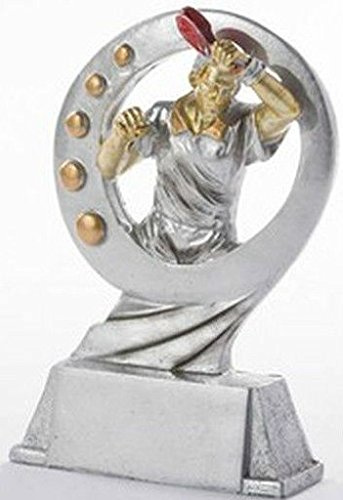 RaRu Tischtennis-Pokal Resin-Figur Herren mit Wunschgravur