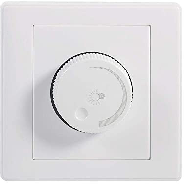 Regulador De Intensidad Interruptor De Atenuación De Pared Interruptor De Atenuación Del Panel De Controlador De Brillo De La Lámpara Giratoria De La Pared