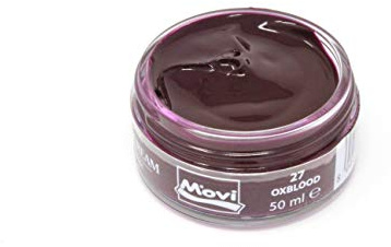 MOVI BEAUTY CREAM - Lucido per scarpe. Lucidante e nutriente per scarpe in pelle/cuoio. Più di 30 colori. 50 ml. Confezione da 6 vasetti per colore.