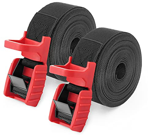2 Pcs Car Roof Rack Straps for Kayak,Surfboard,sup,Ratchet Tie Down Straps 4.5M,Tensioning Belts for Luggage,Bike,Scooter