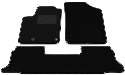 Fußmatten kompatibel mit Citroen Berlingo Multispace 2003-2008 ohne Dekor, maßgeschneiderte Automatten Set, Teppichboden, Autoteppich