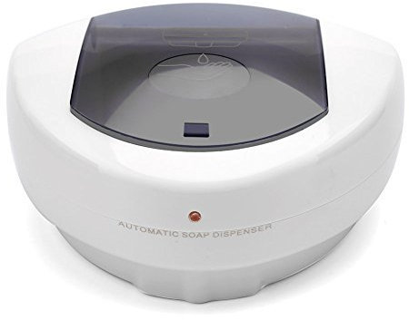 Akozon Seifenloser Spender, 500 ml, automatischer Sensor, berührungsloser Desinfektionsmittel, Seifenspender, Berührungssensor, Wandmontage, 500 ml, freihändige Wandinstallation für Badezimmer,