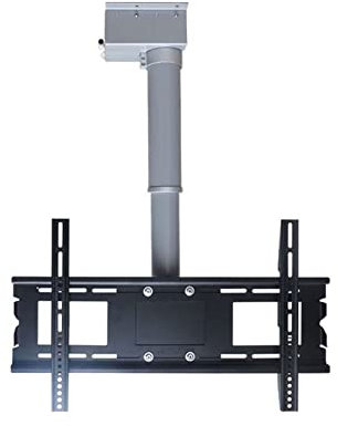 Elektrische TV-Deckenhalterung - Verstellbarer, neigbarer TV-Deckenlift, mit motorisiertem TV-Ständer mit Fernbedienung, für 26-70-Zoll-Großbildfernseher, unterstützt bis zu 70 kg (Size : 120cm)
