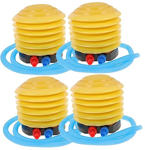 CHILDWEET 4stücke Fußpumpe Tragbare Luftpumpe Für Aufblasbare Matratzen Spielzeuge Und Bälle Für Strand Pool Und Freizeitaktivitäten Langlebig Und Einfach Zu Bedienen
