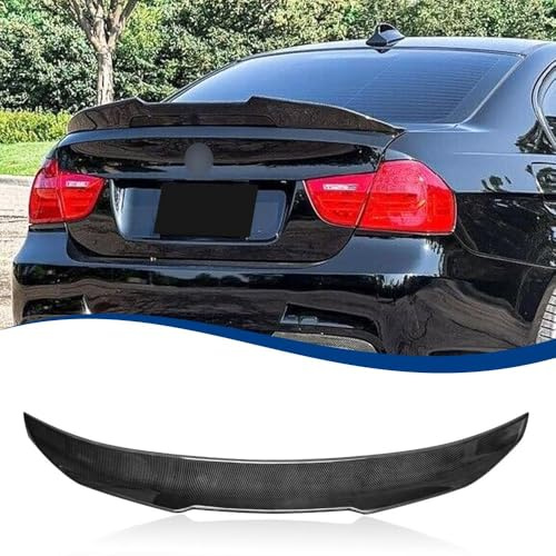 XPHAZZ Carbon Fiber Pattern Spoiler - PSM-Style Compatible with 2005-2012 3-Series E90 Sedan / M3 Sedan