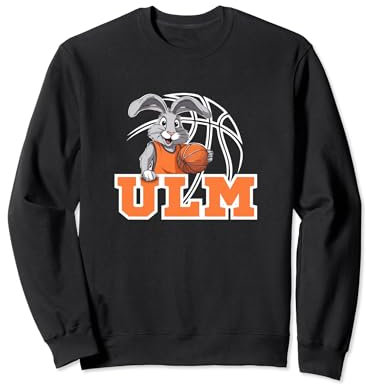 Ulm Basketball Fan Support Schwaben Stadion orange weiss Sweatshirt