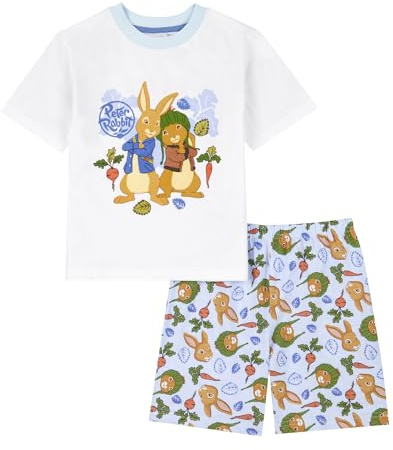PETER RABBIT Boys Pyjamas Toddler Pjs Short Easter PJs set, Ages 12 Months to 5 Years Old