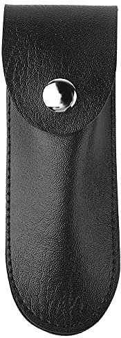 Fondina per Chiave Apribottiglie in Pelle, Fondina per Birra Resistente Ai Graffi, Facile da Trasportare con Borsa in PU, per Baristi Camerieri Server (BLACK)