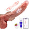 Dildo Realistico Vibratoreper Donna Professionale Clitoride, Vibratore Anale Sexytoysys Donna Coppia con App 8 Modalità Vibrazione Spinta Sex Toys Vibratoriper Donne Adatto all'Eserciz ZC