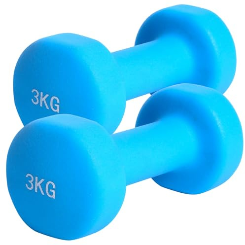 Train Hard® Hanteln Neopren 2er Set Kurzhanteln Frauen Hantelset Kleine Hantel Kurzhantelset
