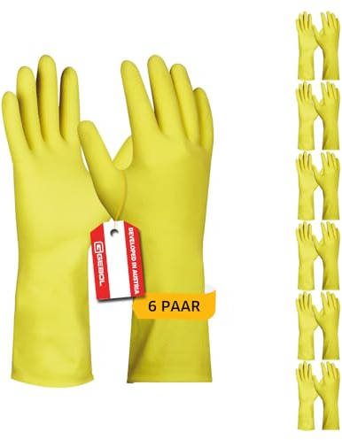 Gebol Dana Chemikalienschutzhandschuhe, 6 Paar, Gr. 8/M, chemikalienfest