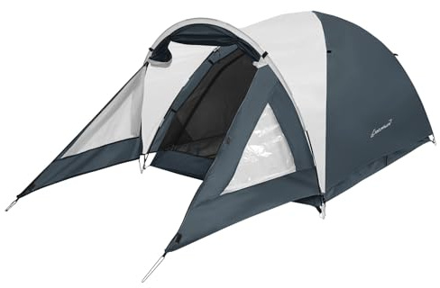 Clostnature Camping Zelt 2/4 Personen, Zelte Wasserdicht mit Vorraum | Campingzelt mit Praktischer Frontapsis und Kleinem Packmaß, Leicht und Kompakt, Kuppelzelt mit Moskitonetz, Outdoor, Reisen