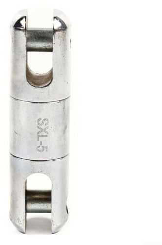 Sumsoctober 1/3/5T Kabelzug-Drehgelenk, legierter Stahl, Drahtseilwirbel mit Kugellager, Anti-Verdreh-Drehverbinder für Elektrobau, Heimwerker, unterirdisches Kabelziehen (5T)