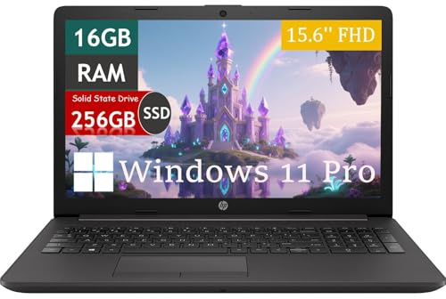 HP Ordenador portátil de 250 G7 para estudiantes y negocios, 15,6 pulgadas FHD (1920 x 1080), Intel Core i7-8565U, 16 GB de RAM, 256 GB SSD, teclado QWERTY japonés, Windows 11 Pro (reacondicionado)