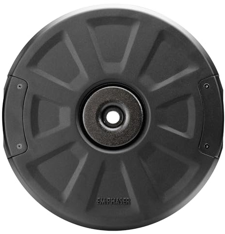 EMPHASER EBS111X – 28 cm Aktivsubwoofer für Reserveradmulde, 300 W | Klangstarke 11 aktive Bassbox für Reserveradmulde oder Ersatzrad, flaches Aluminiumgehäuse, nur 12 cm hoch