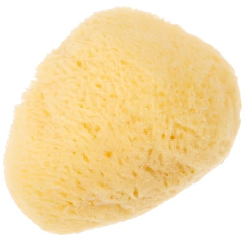 KICHOUSE Esponja Facial Natural Importada de Grecia Esponjas Limpiadoras Cara Tamaño Compacto 2.5-3.0 Pulgadas para Tratamientos y Limpieza Diaria