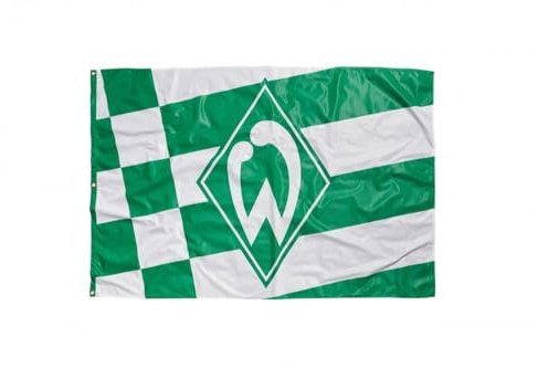 Werder Bremen SVW Hissfahne 180 x 120 cm, grün, Stück