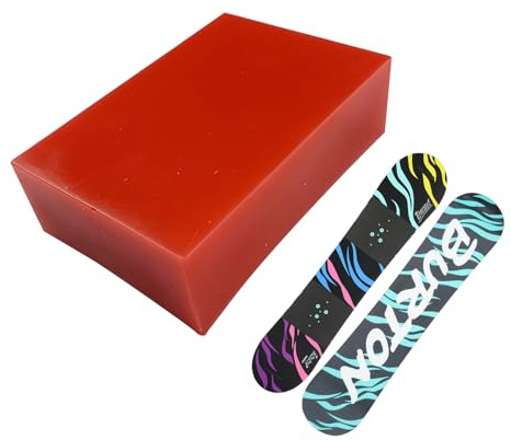 Campsie Sciolina da Snowboard - Cera per Snowboard | Cera per Tavola da Sci | Cera Antiscivolo | Cera per Tavole da Sci | Detergente per Cera per Skateboard | Blocco di Cera | Kit per Sciolinatura