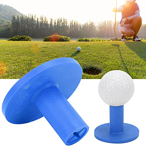 Gummi-Golf-Tees-Halter-Set Enthält gemischte Golf-Gummi-Tees-Halter und Kunststoff-Golf-Tees für das Golftraining auf der Driving Range(Blau)