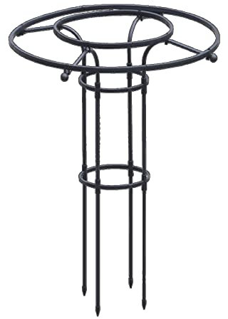 JYCRA Treillis de jardin pour plantes grimpantes et fleurs, treillis pylon pour plantes grimpantes, treillis en métal noir pour une utilisation en extérieur