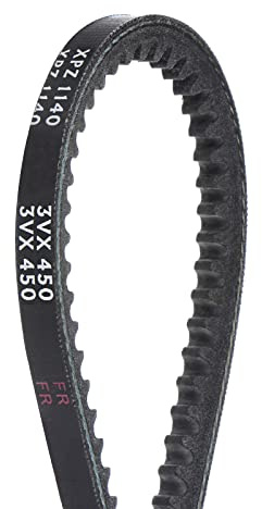 sourcing map XPZ1140/3VX450 Keilriemen Antriebsriemen 1140 mm Teilungslänge Gummi Zahnriemen Flachriemen Für Getriebe Schneefräse Kraftübertragung