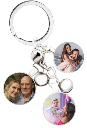 SZCSYMY Personalisierter Schlüsselanhänger – personalisierter Foto-Schlüsselanhänger – das tolle Accessoire für jeden Anlass
