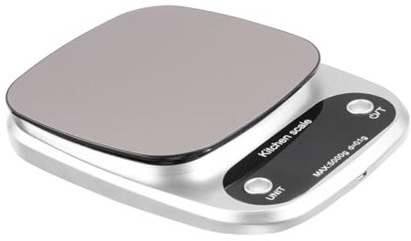 MAGICLULU Strumento Essenziale Da Cucina: Bilancia Digitale Da 5 Kg/0 1 G in Acciaio Inossidabile Ricaricabile Per Cucinare E Cuocere Al Forno